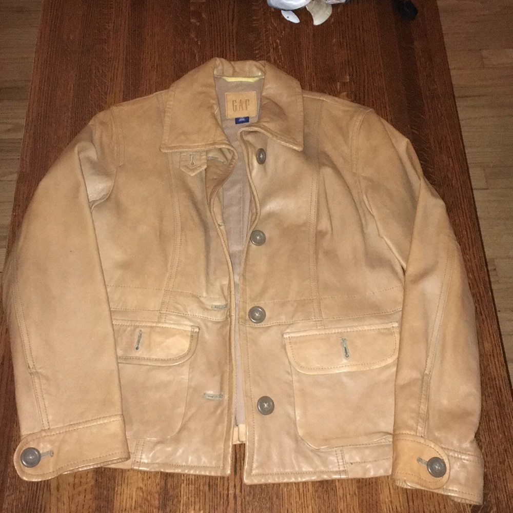 Gap Leather Blazer